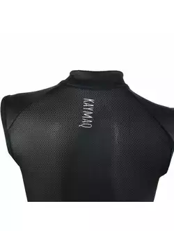 KAYMAQ SLEEVELESS damska koszulka rowerowa bez rękawów 01.218, czarna