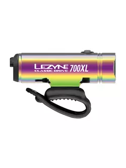 LEZYNE lampka rowerowa przednia CLASSIC DRIVE 700XL neo metallic LZN-1-LED-30-V130