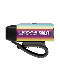 LEZYNE lampka rowerowa przednia LED HECTO DRIVE 500XL neo metallic LZN-1-LED-9F-V530