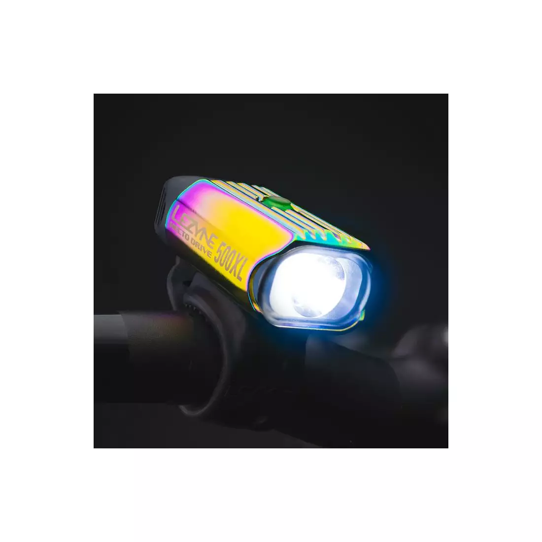 LEZYNE lampka rowerowa przednia LED HECTO DRIVE 500XL neo metallic LZN-1-LED-9F-V530
