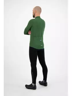 ROGELLI ESSENTIAL męska ocieplana bluza rowerowa impregnowana, zielona