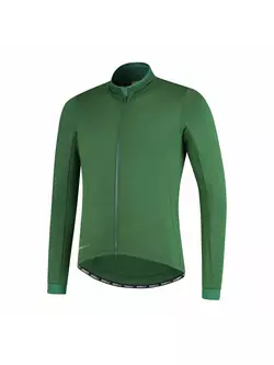 ROGELLI ESSENTIAL męska ocieplana bluza rowerowa impregnowana, zielona