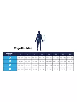 ROGELLI HERO męska przejściowa kurtka rowerowa softshell, czarno-niebieska