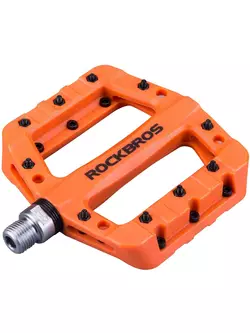 Rockbros pedały platformowe nylon pomarańczowe 2017-12COR