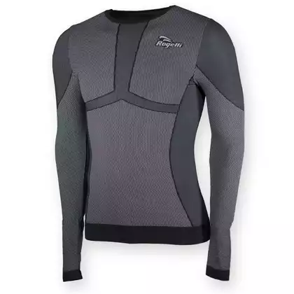 Rogelli CHASE bielizna termoaktywna męska koszulka D/R kolor: Czarny