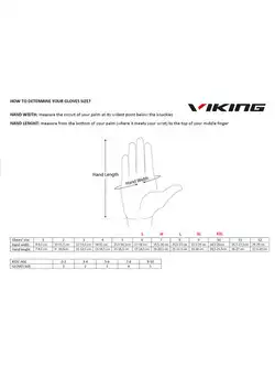 VIKING rękawiczki rowerowe Venado Multifunction 140/22/6341/64 czarny-fluor