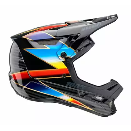 100% kask rowerowy full face AIRCRAFT COMPOSITE Knoc Black STO-80004-459-13
