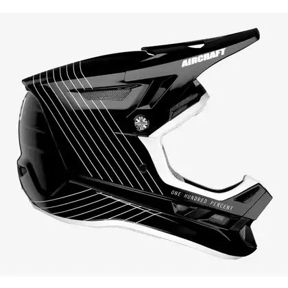100% kask rowerowy full face AIRCRAFT COMPOSITE silo STO-80004-368-09