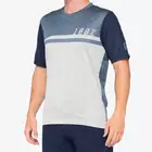 100% męska koszulka sportowa AIRMATIC steel blue grey 