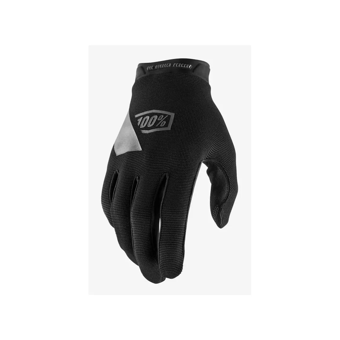 100% rękawiczki rowerowe juniorskie RIDECAMP black STO-10018-001-06