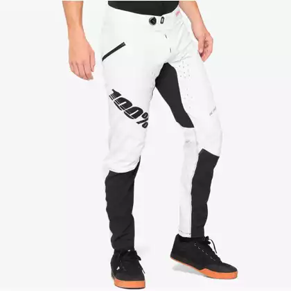 100% spodnie rowerowe męskie R-CORE X silver STO-43004-008-28