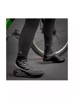 CHIBA RACE UBERSCHUH ochraniacze przeciwdeszczowe na buty rowerowe, czarne 31479 