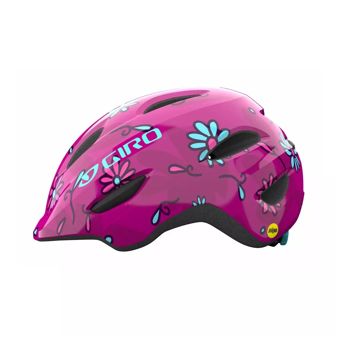 GIRO kask rowerowy dziecięcy/juniorski SCAMP INTEGRATED MIPS pink street daisies GR-7129865