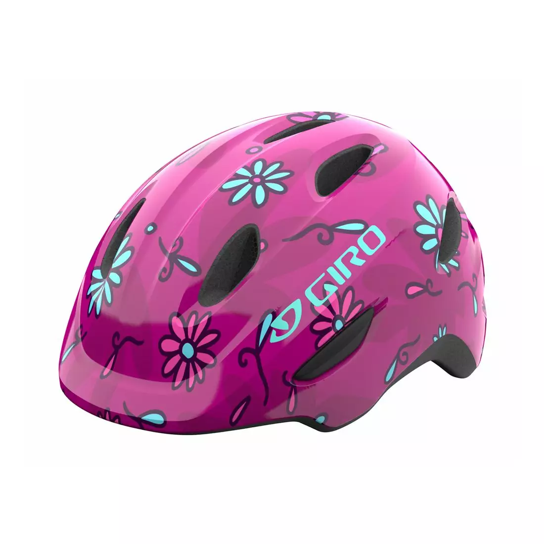 GIRO kask rowerowy dziecięcy/juniorski SCAMP pink street sugar daisies GR-7129847