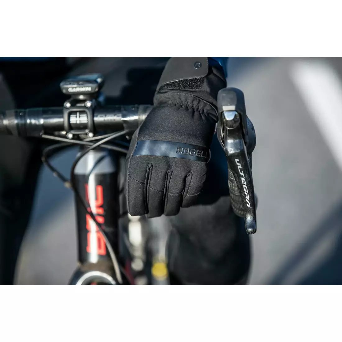 ROGELLI ARMOUR zimowe rękawiczki rowerowe, czarne