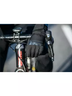 ROGELLI ARMOUR zimowe rękawiczki rowerowe, czarne