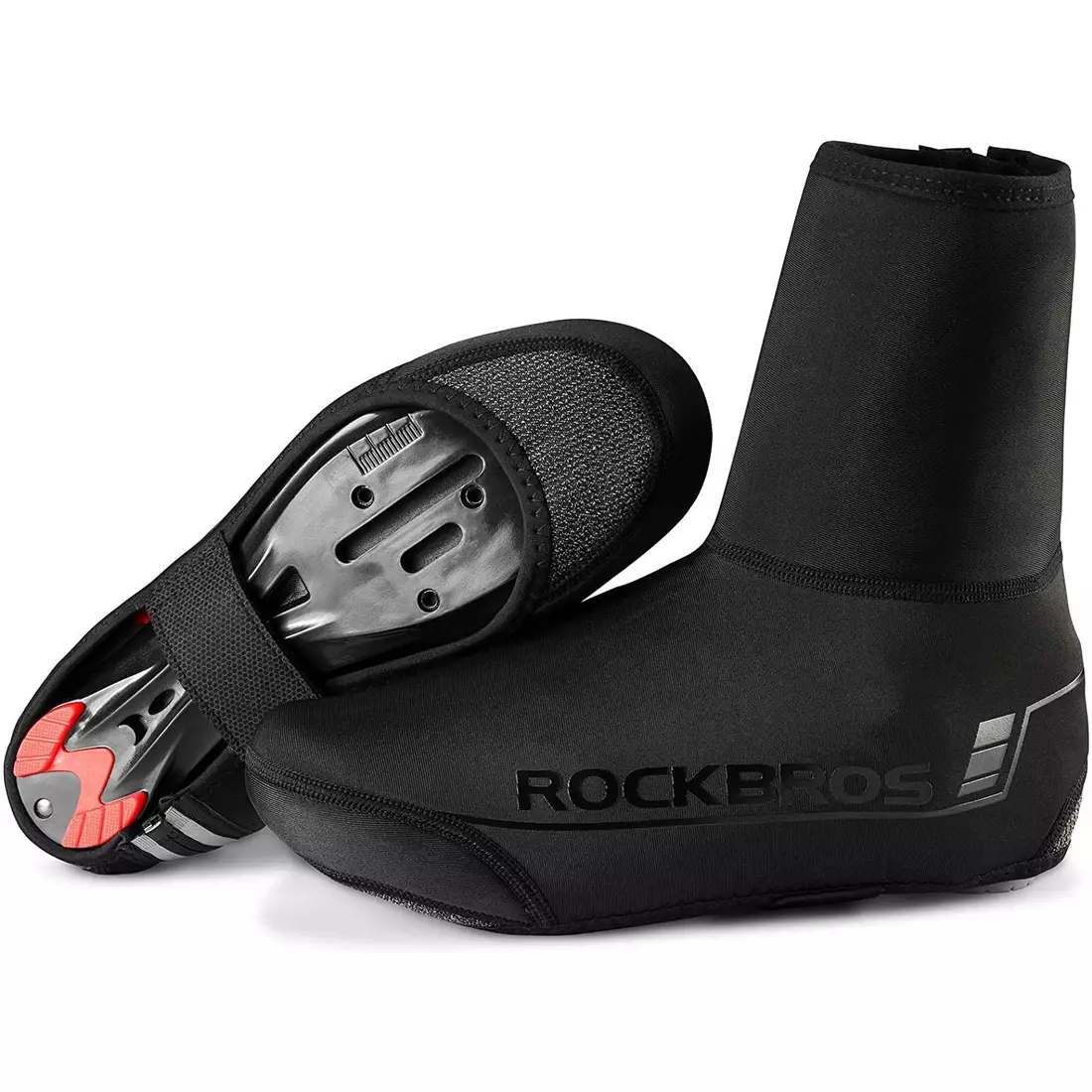 Rockbros wodoodporne ochraniacze na buty rowerowe czarne LF1052-1