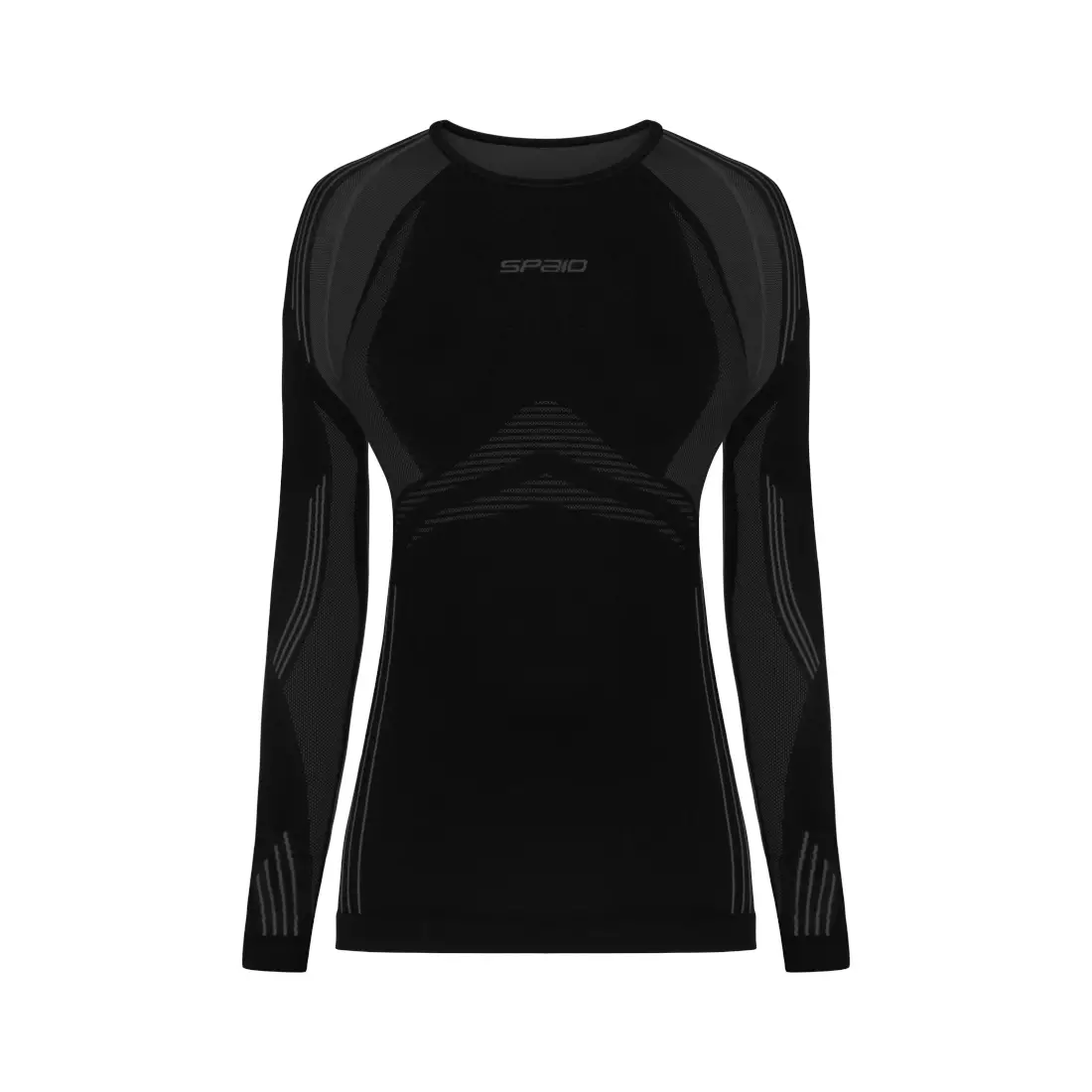 SPAIO bielizna termoaktywna, damska koszulka POWERFUL czarny-szary