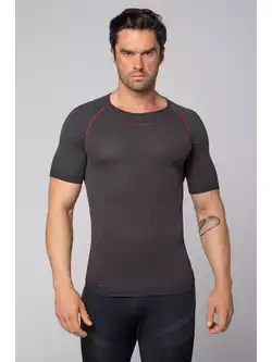SPAIO bielizna termoaktywna, męska koszulka BREATH czarny-szary