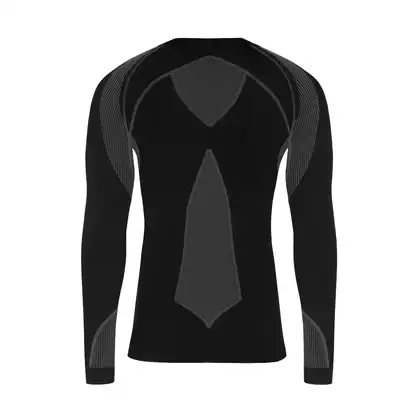 SPAIO bielizna termoaktywna, męska koszulka THERMO-EVO czarny-szary