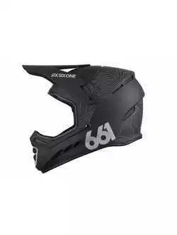 SisSixOne 661 RESET CONTOUR BLACK Kask rowerowy fullface czarny 