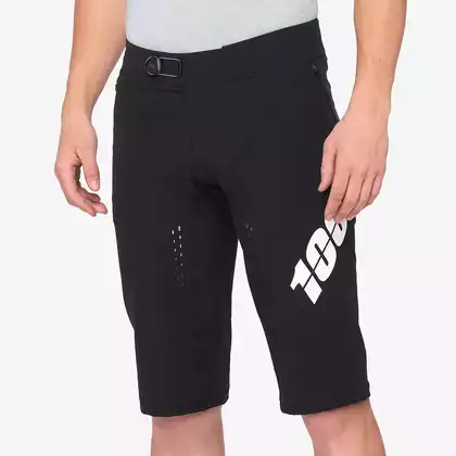 Szorty 100% R-CORE X Shorts black roz.28 (42 EUR) (NEW 2021) STO-42003-001-28