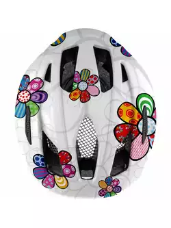 ALPINA PICO Dziecięcy kask rowerowy, pearlwhite-flower gloss