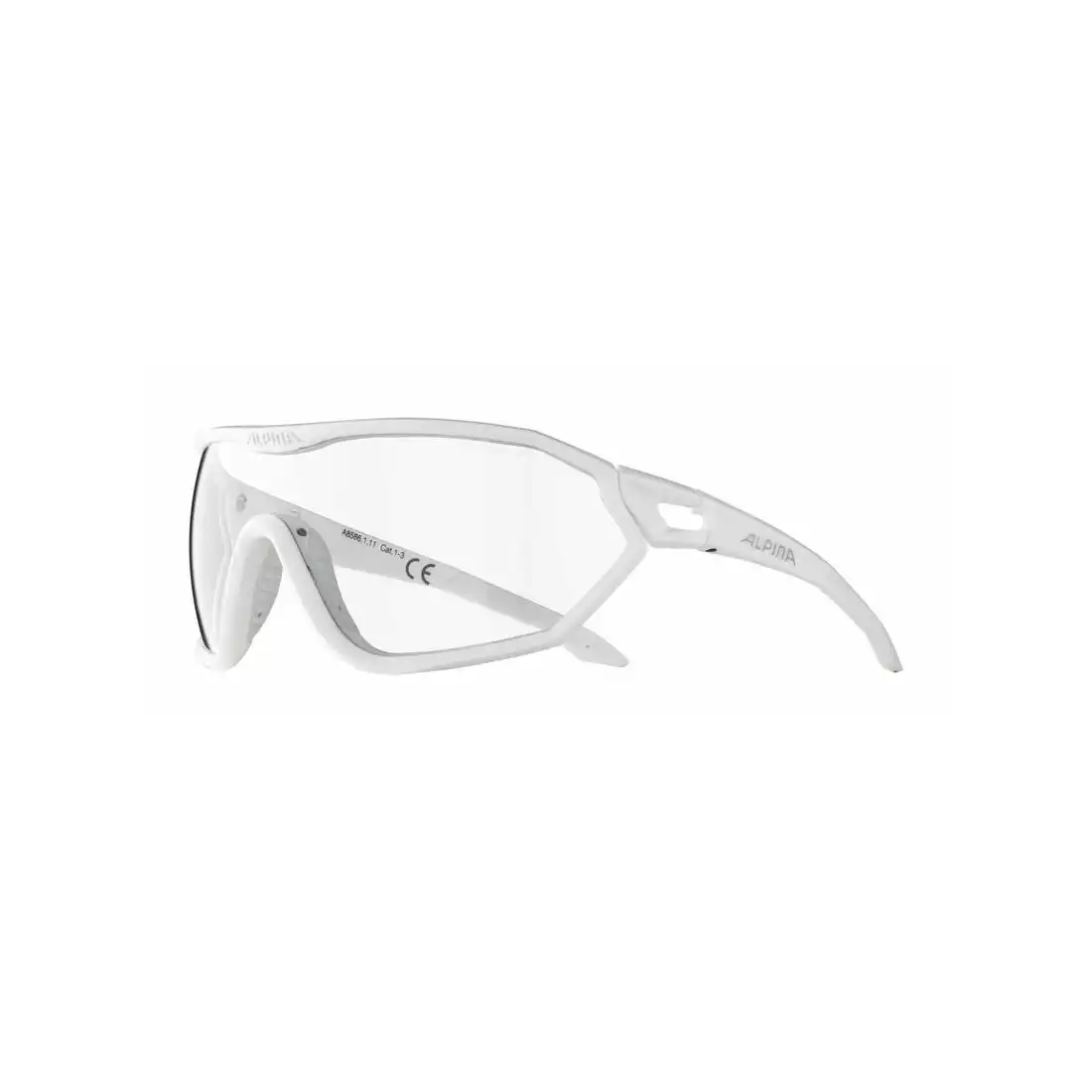 ALPINA S-WAY VL Okulary sportowe fotochromowe, white matt