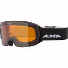 ALPINA gogle narciarskie / snowboardowe M40 NAKISKA DH black matt A7281131