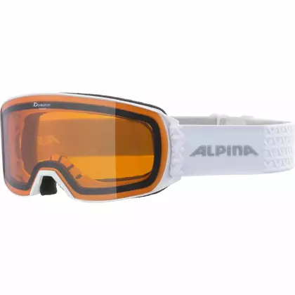 ALPINA gogle narciarskie / snowboardowe M40 NAKISKA DH white A7281111