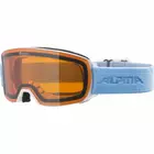 ALPINA gogle narciarskie / snowboardowe M40 NAKISKA DH white-skyblue A7281112