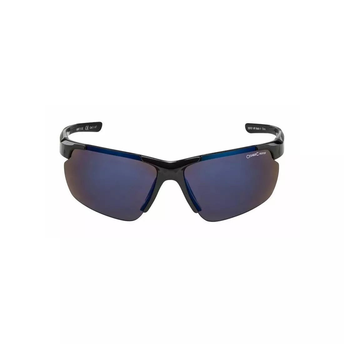 ALPINA okulary sportowe DEFFY HR BLUE MIRROR S3 black A8657332
