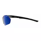 ALPINA okulary sportowe DEFFY HR BLUE MIRROR S3 black A8657332