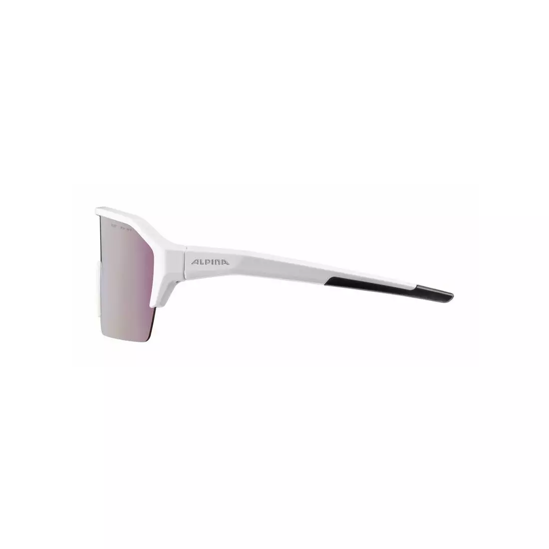 ALPINA okulary sportowe RAM HR HVLM+ BLUE MIRROR S1-3 white matt A8674211