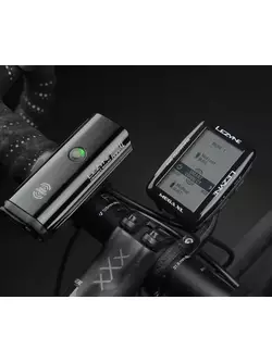 Licznik rowerowy LEZYNE MEGA XL GPS HRSC Loaded (w zestawie opaska na serce + czujnik prędkości/kadencji) 