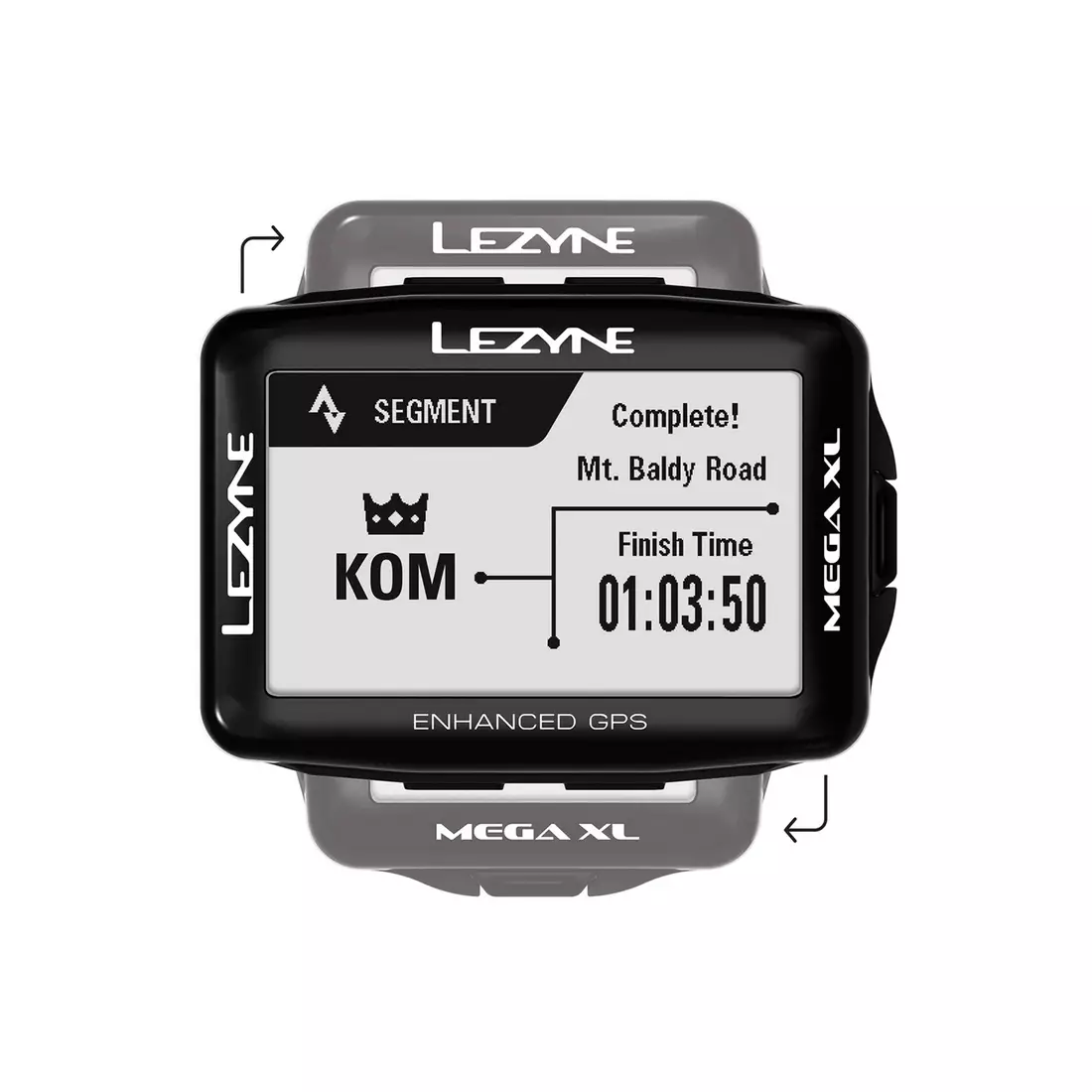 Licznik rowerowy LEZYNE MEGA XL GPS HRSC Loaded (w zestawie opaska na serce + czujnik prędkości/kadencji) 