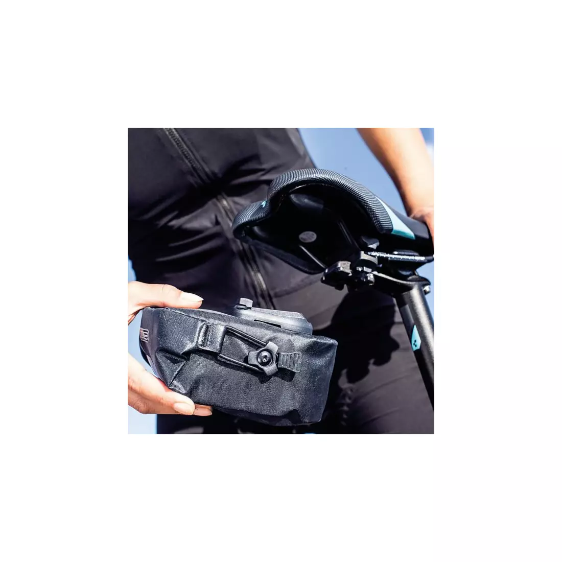 ORTLIEB torba rowerowa podsiodłowa SADDLE-BAG TWO MICRO 0,5L black matt O-F9664