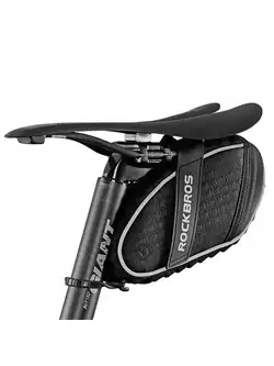 Rockbros rowerowa torebka podsiodłowa na rzep, czarna C16-BK