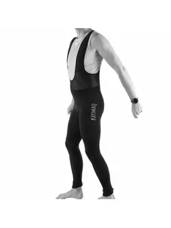 [Set] KAYMAQ ocieplane spodnie na szelkach bez wkładki CHAOS + KAYMAQ męskie bokserki rowerowe z wkładką BOXER 