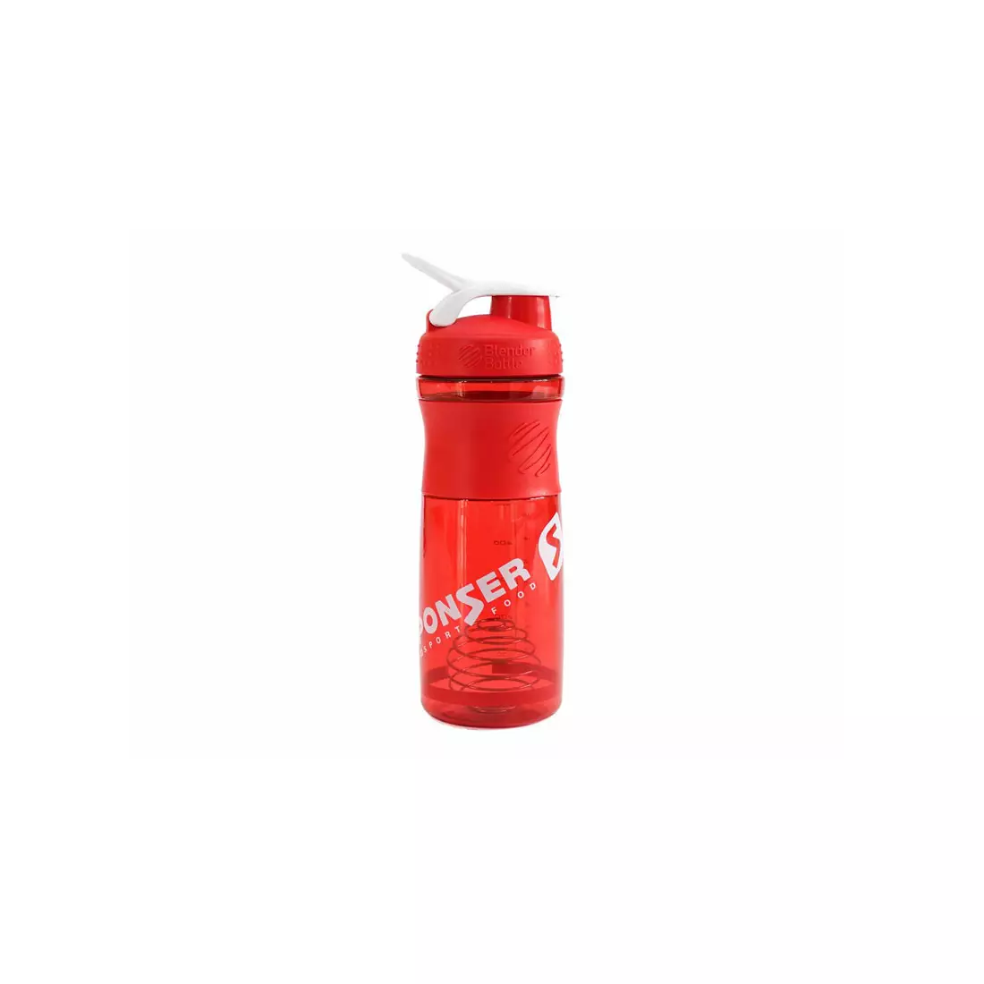 Shaker SPONSER SPORTMIXER BLENDER 828ml - czerwony transparentny