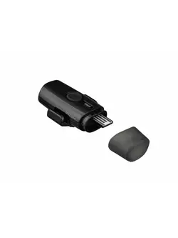 TOPEAK zestaw lampek rowerowych LUX USB COMBO black T-TMS098