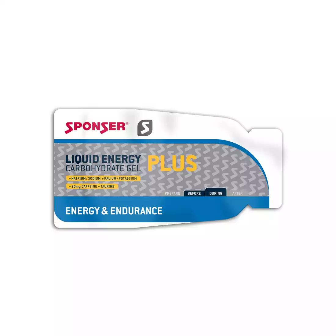 Żel energetyczny SPONSER LIQUID ENERGY PLUS neutralny z kofeiną  pudełko (40 saszetek x 35g) (NEW)SPN-80-402