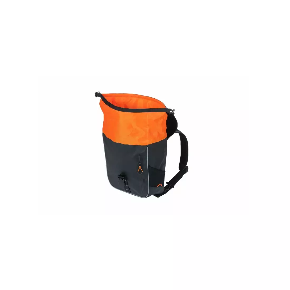 BASIL plecak/sakwa rowerowa tylna MILES TARPAULIN DAYPACK 17L black orange 18087