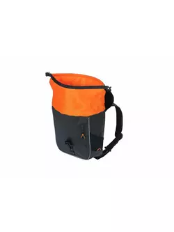 BASIL plecak/sakwa rowerowa tylna MILES TARPAULIN DAYPACK 17L black orange 18087