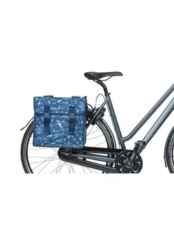 BASIL sakwy rowerowe tylne WANDERLUST DOUBLE BAG 35L indigo blue 18089