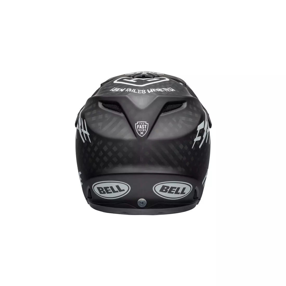 BELL kask rowerowy full face FULL-9 CARBON fasthouse matte black white BEL-7101368