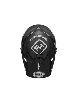 BELL kask rowerowy full face FULL-9 CARBON fasthouse matte black white BEL-7101368