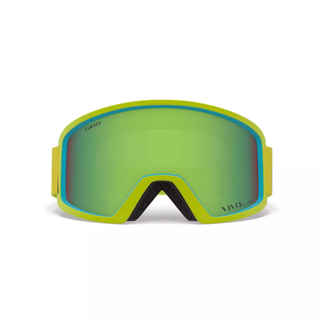 GIRO gogle zimowe narciarskie/snowboardowe BLOK CITRON ICE APX (VIVID EMERALD 22% S2) GR-7105313
