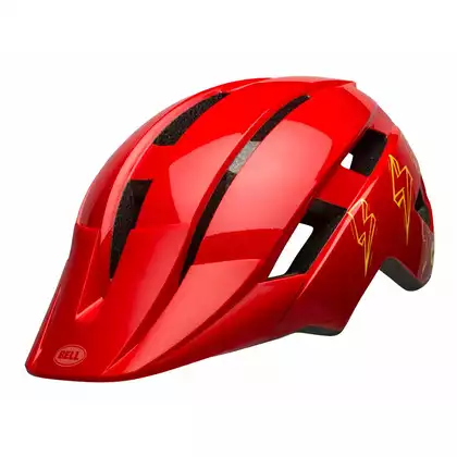 BELL kask rowerowy dziecięcy SIDETRACK II INTEGRATED MIPS red bolts BEL-7116430