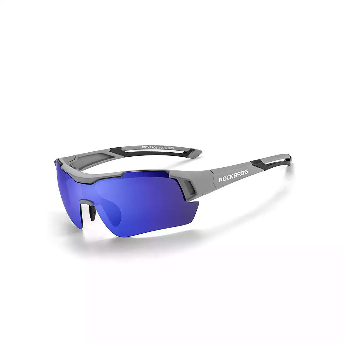 Rockbros 10117 okulary sportowe z polaryzacją + wkładka korekcyjna black-grey 